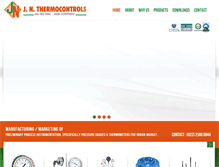 Tablet Screenshot of jnthermocontrols.com